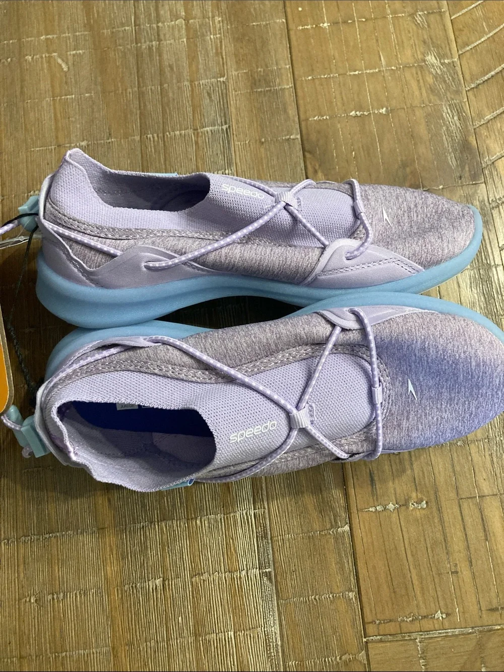 Speedo Aqua Trek Water Shoes in Lavender & Light Blue Accents NWT girls size 2-3